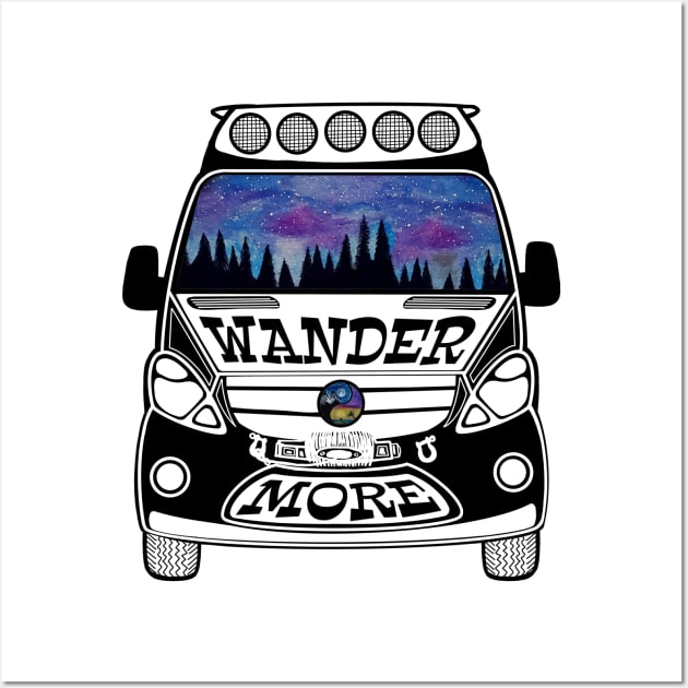 Camper Van sprinter wander more life on the road Wall Art by BrederWorks